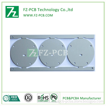 White Solder Mask, 1.6mm Board Thickness Single Sided Aluminum Base LED PCB